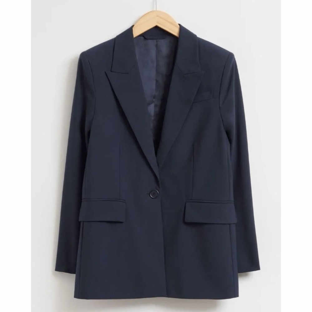 & Other Stories Navy Women's Blazer